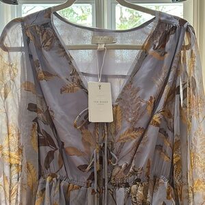 Ted Baker Sheer Floral Dress